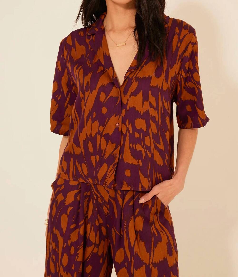 NEW BILA77 revello blouse in ig flutter